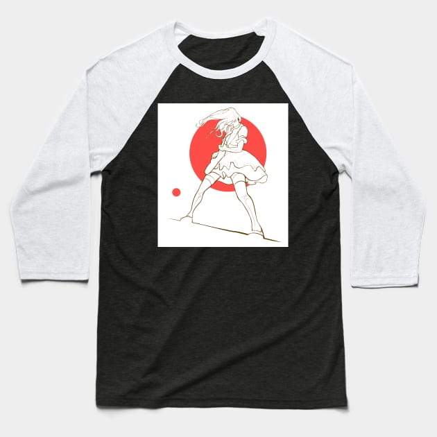 bandmaid guitarist Baseball T-Shirt by joearc